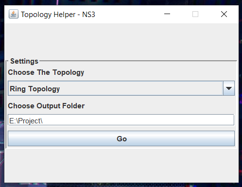 Choosing Ring Toplogy and Giving Valid System Path