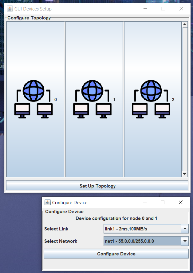 Configure Device Dialog Box